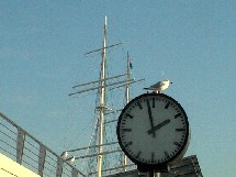 am Hafen in Hamburg